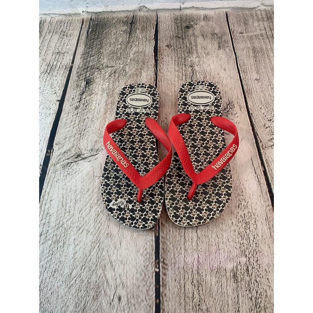HAVAIANAS Girl’s Mickey Flip Flop Sandals / Size: 13C - EUR 31-32 - Picture 2 of 9